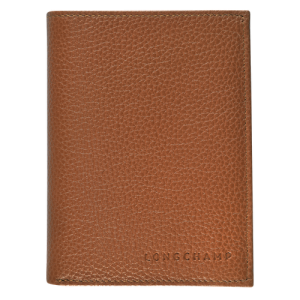 Carteras Longchamp Le Foulonné Cuero Women Wallets Mujer Marrom | UBMCYE126