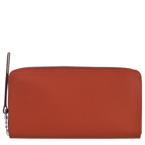 Carteras Longchamp Long Le Pliage City Lona Women Wallets Mujer Naranjas | NAXYCR681