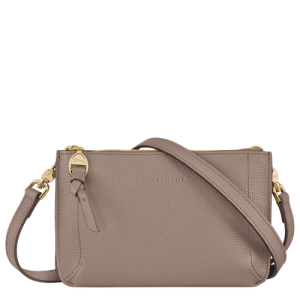 Carteras Longchamp Mailbox Cuero Women Wallets Mujer Beige | ZPCNHX358