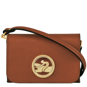 Monederos Longchamp Box-Trot Cuero Women Coin Purses Mujer Marrom | APBQIV175