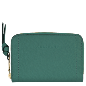Monederos Longchamp Mailbox Cuero Women Coin Purses Mujer Verdes | FZYWXC723